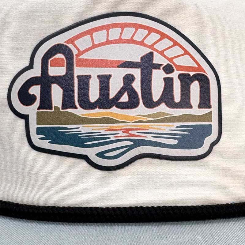 Austin 360 Bridge Snapback Hat, Atonal Headwear Rope Snapback Hat