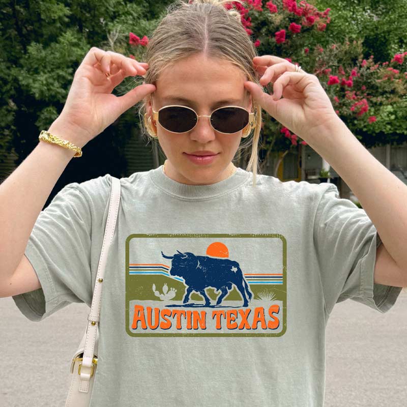 ATX Bull Comfort Colors T-shirt