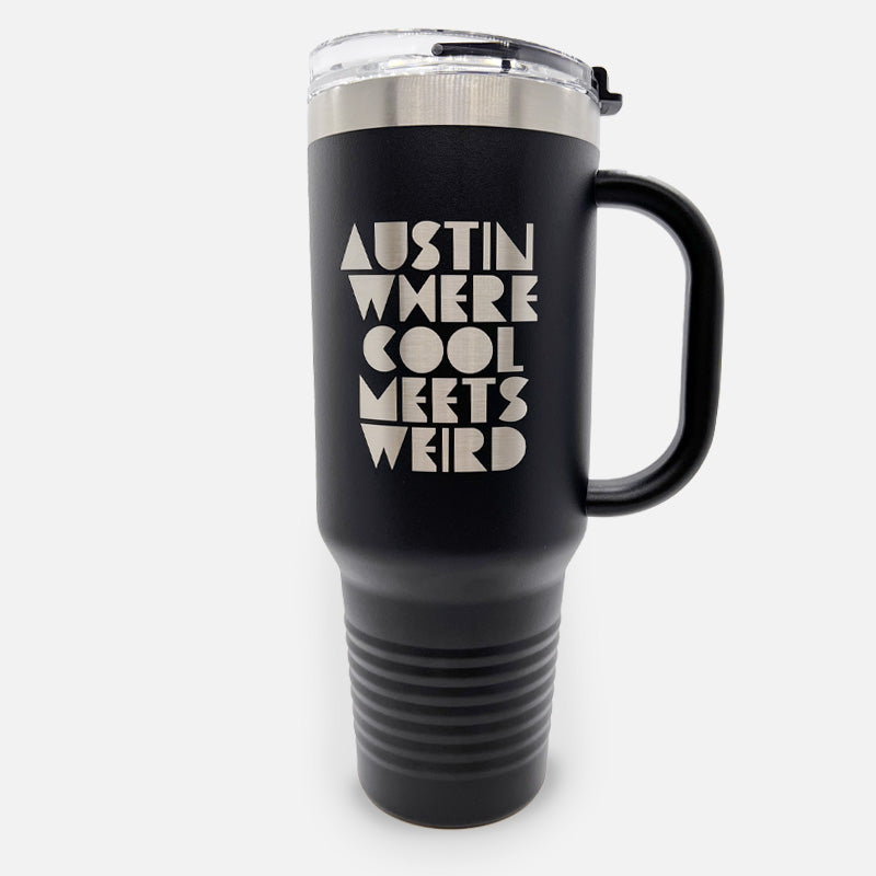 Cool Austin 40oz Travel Mug