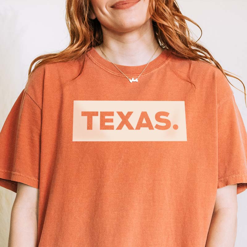 TEXAS Bold Comfort Colors T-shirt