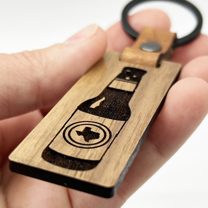 Texas bottle opener on sale keychain